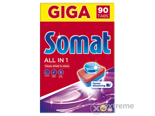 Somat All in One mosogatógép tabletta,  90 db