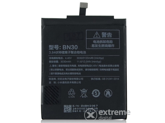 Xiaomi Redmi 4A/4A Pro Li-ion 3120mAh akkumulátor