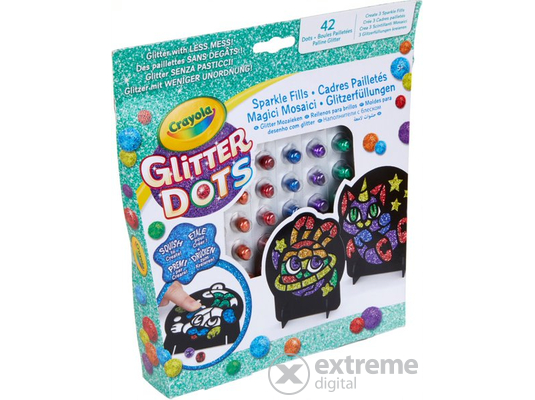 Crayola Glitteres dekorgyöngyök: Mozaikkép készlet